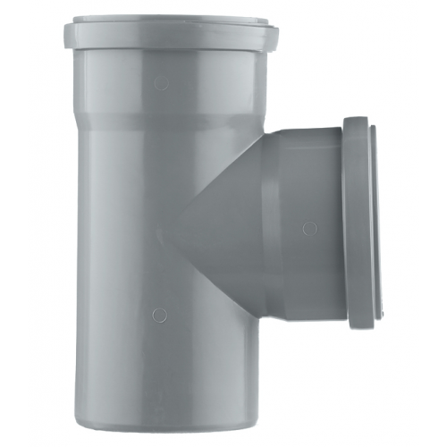 Тройник Pro Aqua Comfort d110 мм 87° пластиковый для внутренней канализации