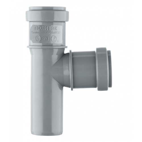 Тройник Pro Aqua Comfort d32 мм 87° пластиковый для внутренней канализации