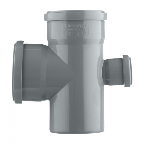 Крестовина Pro Aqua Comfort d110х110х50 мм 87° пластиковая одноплоскостная для внутренней канализации