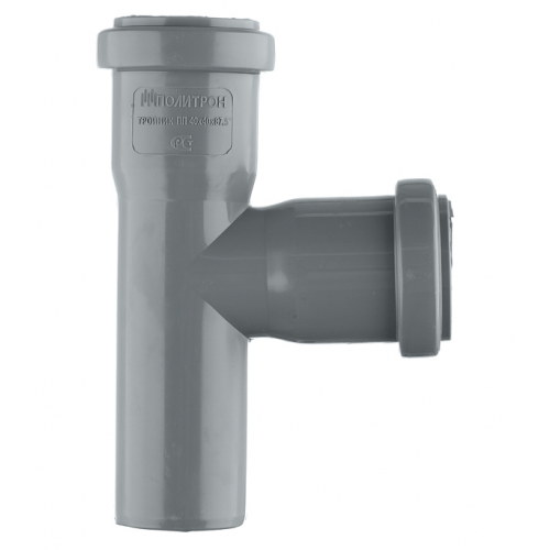 Тройник Pro Aqua Comfort d40 мм 87° пластиковый для внутренней канализации