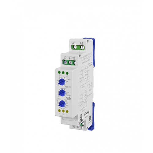Реле выбора фаз модульное Меандр РВФ-02 (4481793/32559) 220 В 16 А тип AC 1P