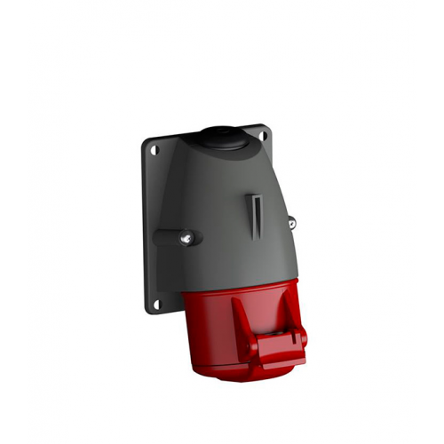 Розетка кабельная ABB Easy&Safe настенная с заземлением 3P+N+E 3 фазы 32 А 400 В IP44 с крышкой