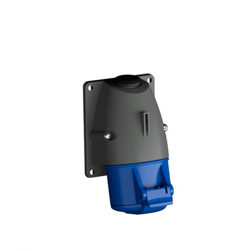 Розетка кабельная ABB Easy&Safe настенная с заземлением 2Р+Е 1 фаза 32 А 230 В IP44 с крышкой