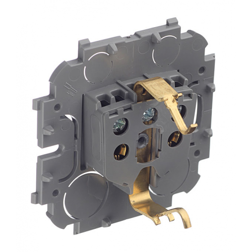 Розетка Legrand Quteo 782241 открытая установка слоновая кость с заземлением