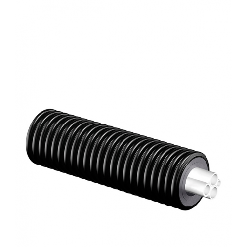 Труба ПНД PE-Xa Uponor Quattro Midi (1086836) теплоизолированная 25х2,3 х 25х3,5 х 20х2,8/140 мм PN6/10