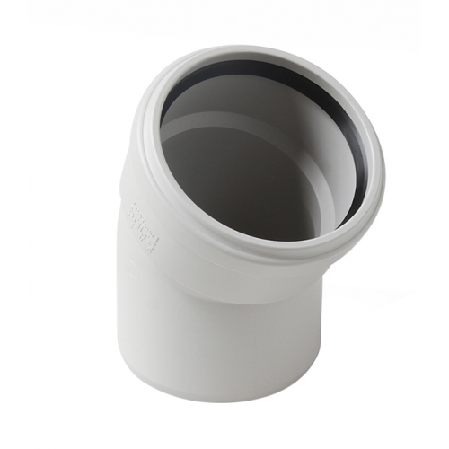 Отвод Pro Aqua Stilte Plus d58 мм 30° пластиковый шумопоглощающий для внутренней канализации
