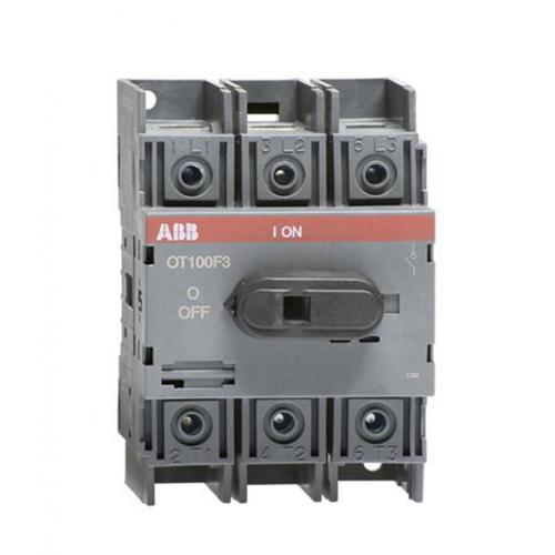 Рубильник ABB OT100F3 (1SCA105004R1001) 3P 100А 690 В на DIN-рейку/монтажную плату