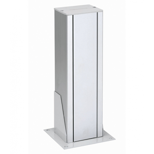 Миниколонна для 5 механизмов Simon Connect ALK115-8 алюминий