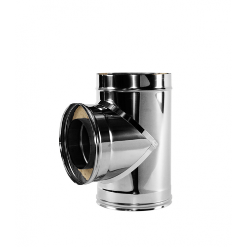 Тройник Вулкан V50R 90° х d150х250 мм с изоляцией AISI 321/304