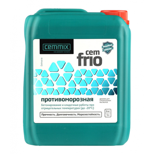 Антифриз для бетонов и растворов CemMix CemFrio 5 л