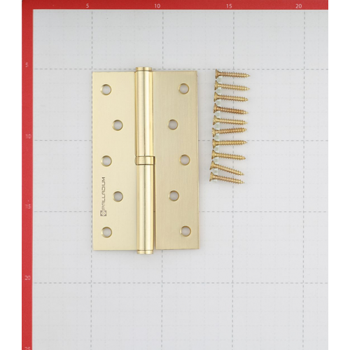 Петля Palladium N 613-S-5 SB правая разъемная 125х75 мм матовая латунь