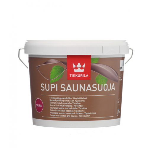 Антисептик Tikkurila Supi Saunasuoja для бань и саун бесцветный 2,7 л