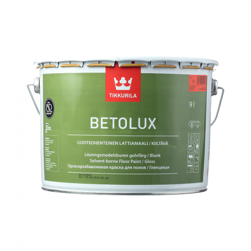 Краска Tikkurila Betolux для пола глянцевая основа С 9 л