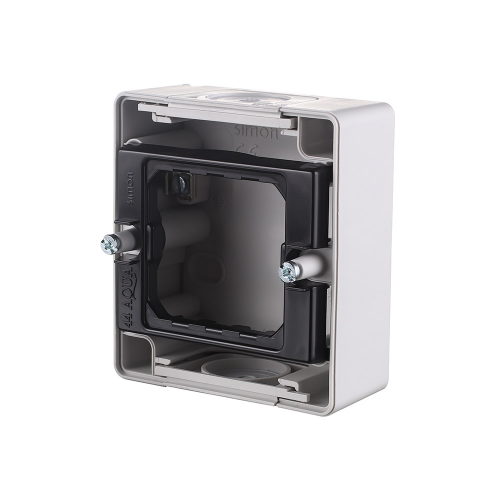 Основание под рамку Simon 44 Aqua 4400751-035 серое IP55 75х84х33 мм