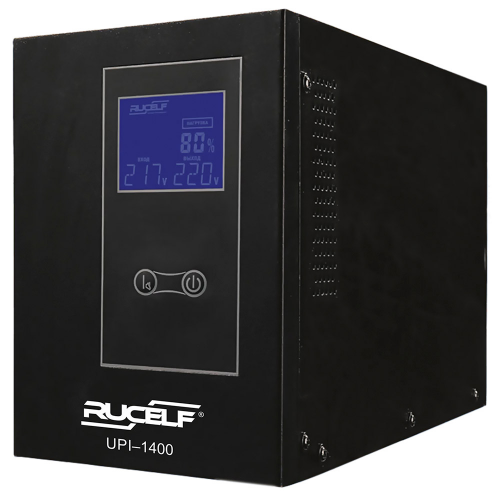 Источник бесперебойного питания (ИБП) RUCELF UPI-1400-24-EL однофазный 220 В 1,4 кВА переносной