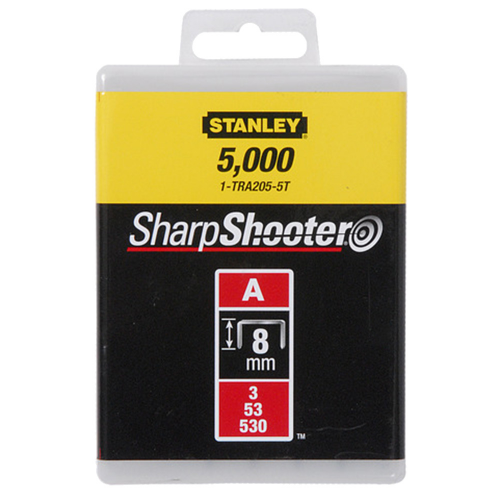 Скобы для степлера Stanley (1-TRA205-5T) тип 53 8 мм (5000 шт.)