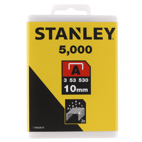 Скобы для степлера Stanley (1-TRA206-5T) тип 53 10 мм (5000 шт.)