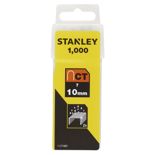 Скобы для степлера Stanley (1-CT106T) тип СТ 100 10 мм для кабеля (1000 шт.)