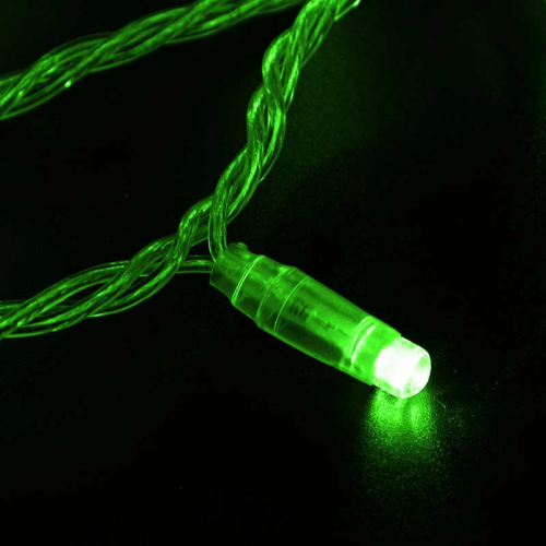 Гирлянда светодиодная Neon-Night Нить 100 LED свечение зелёное 10 м (305-184)