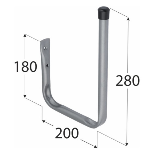 Крюк высокий DMX тип U 280х200х180 мм оцинкованный