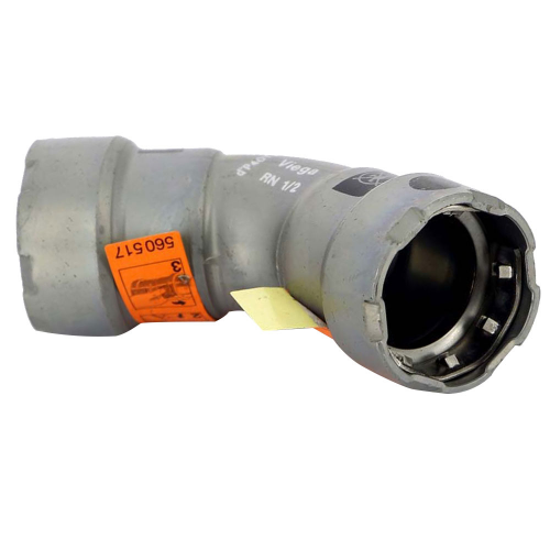 Угол Viega Megapress SC-Contur (694579) 45° 1/2" DN15 пресс нелегированная оцинкованная сталь