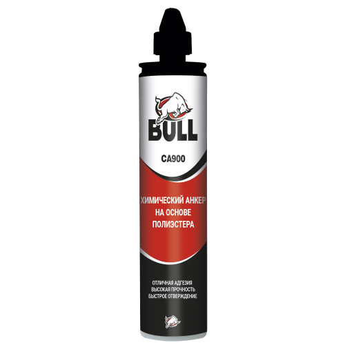 Химический анкер инжекционная масса 300 мл полиэстровая смола Bull CA900 PESF