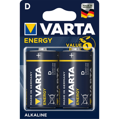Батарейка VARTA D LR20 1,5 В (2 шт.)