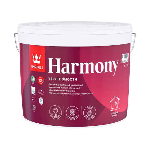 Краска акриловая Tikkurila Harmony моющаяся прозрачная основа C 9 л