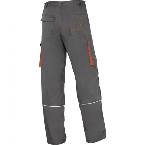 Брюки рабочие Delta Plus Mach2 (M2PA2GRPT) 40-42 рост 156-164 см цвет серый/оранжевый