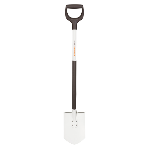 Лопата штыковая Fiskars (1019605) облегченная с алюминиевым черенком 800 мм