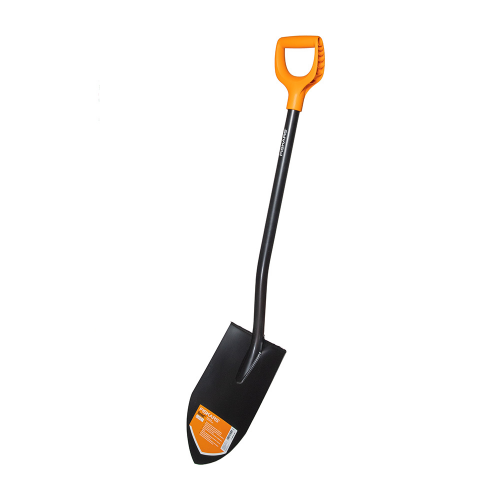 Лопата штыковая Fiskars SolidTM (1026684) для земляных работ с металлическим черенком 1110 мм