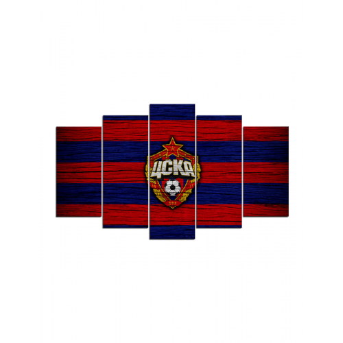 Пятимодульная картина "Red-Blue"(100х60) ПФК ЦСКА