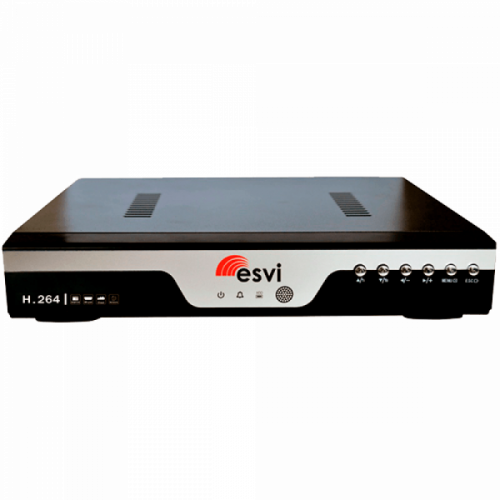 ESVI EVD-6104GL-1 гибридный 5 в 1 видеорегистратор, 4 канала, 5.0Мп*11к/с, H.264+, 1HDD