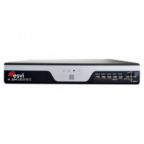 ESVI EVD-6216GLRS-1 гибридный 5 в 1 видеорегистратор, 16 каналов 4.0Мп*8к/с, 2HDD