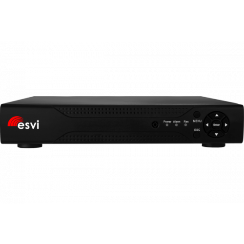 ESVI EVD-6204NLSX-1 гибридный 5 в 1 видеорегистратор, 4 канала 1080N*25к/с, 2HDD