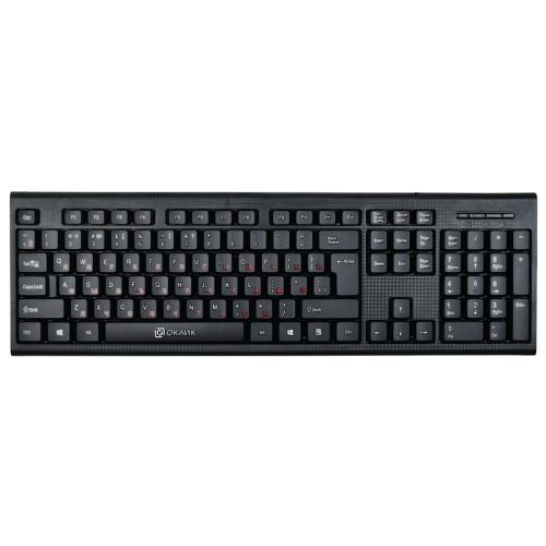 Клавиатура Oklick KeyBoard 120M 1083044, цвет черный