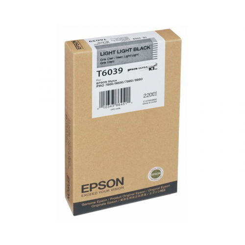 Картридж светло-серый Epson C13T603900