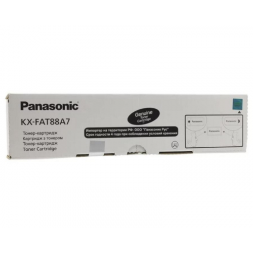 Тонер-картридж черный Panasonic KX-FAT88A7
