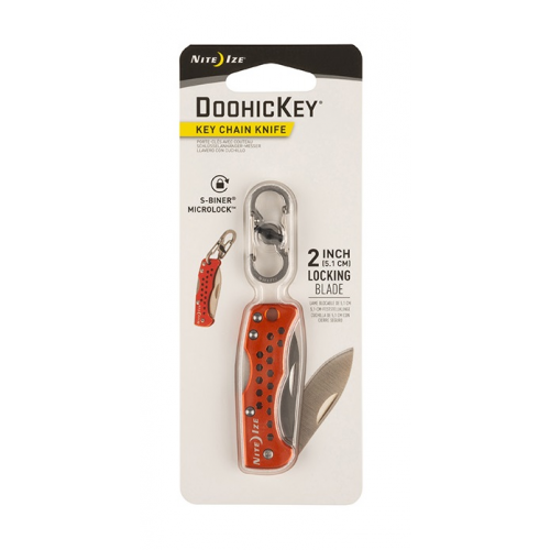 Инструмент карманный Nite Ize DoohicKey Key Chain Knife оранжевый