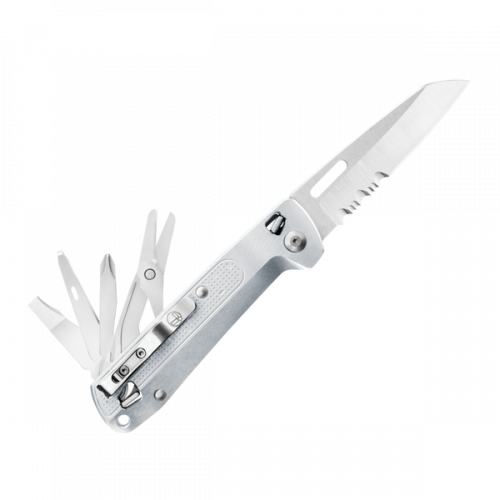 Нож перочинный Leatherman Free K4X серебристый 11.5СМ