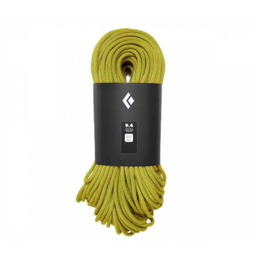 Веревка динамическая Black Diamond 9.4 Rope 60 м желтый 60М