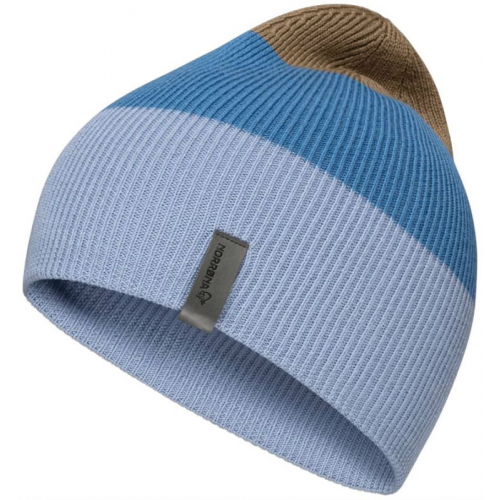 Шапка Norrona 29 Striped Mid Weight Beanie светло-голубой ONE