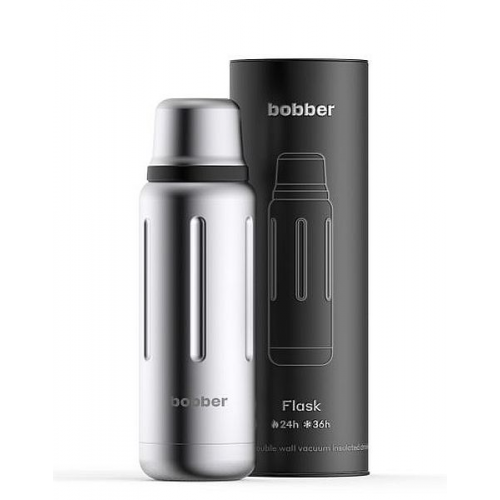 Термос для напитков Bobber 0,47L серый 0.47Л