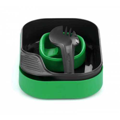 Набор посуды портативный Wildo Camp-a-Box® Light Green (BIO) Sugarcane зеленый 150ГР