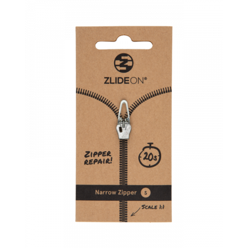 Бегунок для молнии ZlideOn Narrow Zipper S серый S