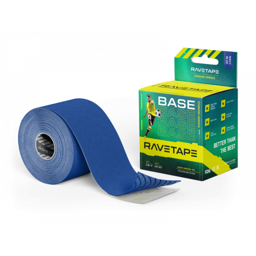 Кинезиотейп Ravetape Base синий 5СМХ5М