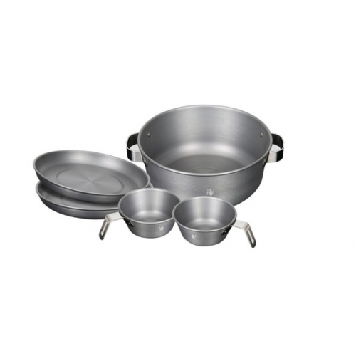 Набор посуды Fire-Maple Gourmet Set из анодированного алюминия 2 персоны серый 1.7Л