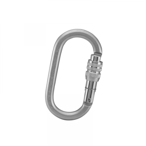 Карабин Kailas Steel Oval Screw Gate серебристый