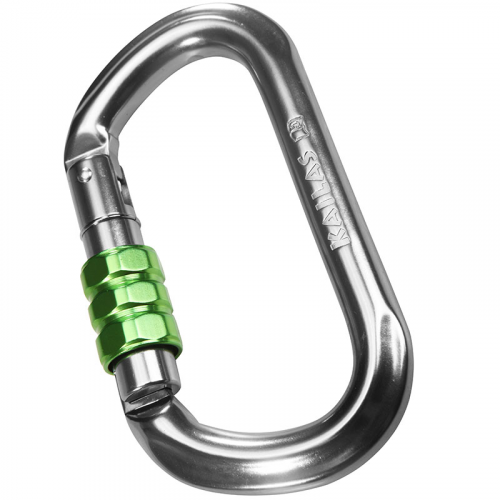 Карабин Kailas Oval Screw Gate серебристый