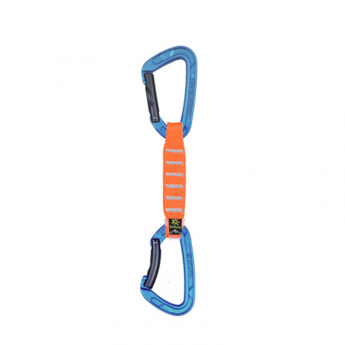 Оттяжка с карабинами Kailas Flash Quickdraw 14cm голубой